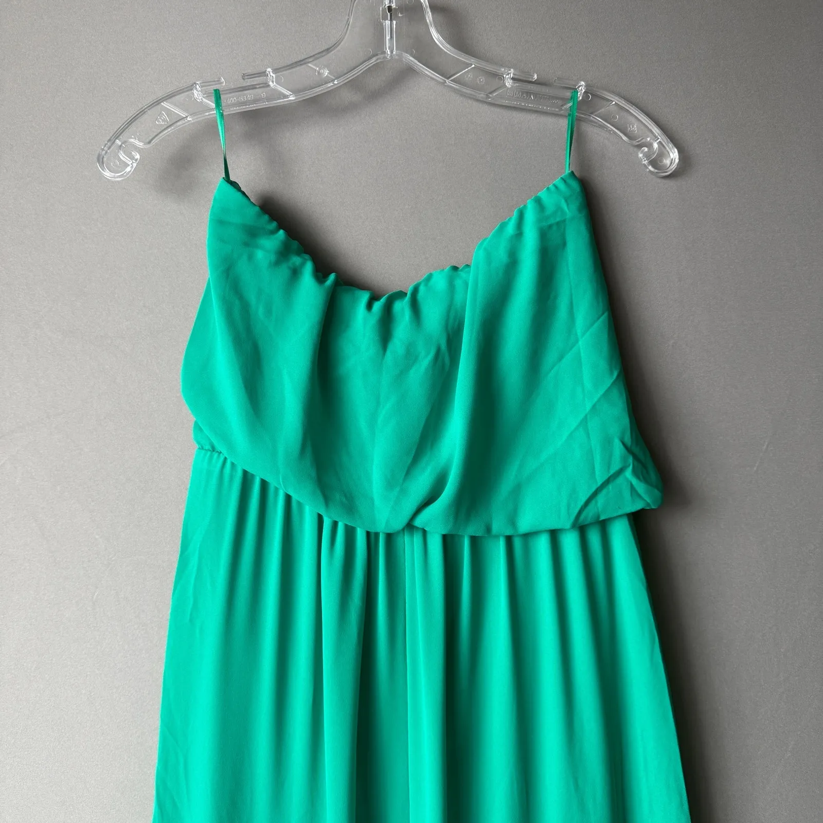 Express sz‎ S  green whimsical feminine tube maxi dress NWT - Image 8