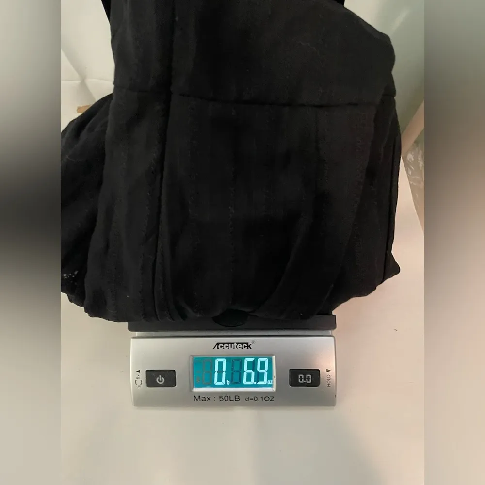 Melrose & Market black Puff‎ Sleeve Mini Dress size Large - Image 8