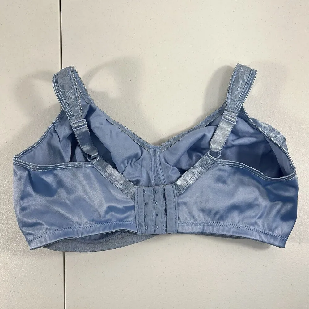 Playtex 18 Hour 40DDD Bra Wirefree Ultimate Lift True Support 4745 Zen Blue - Image 4