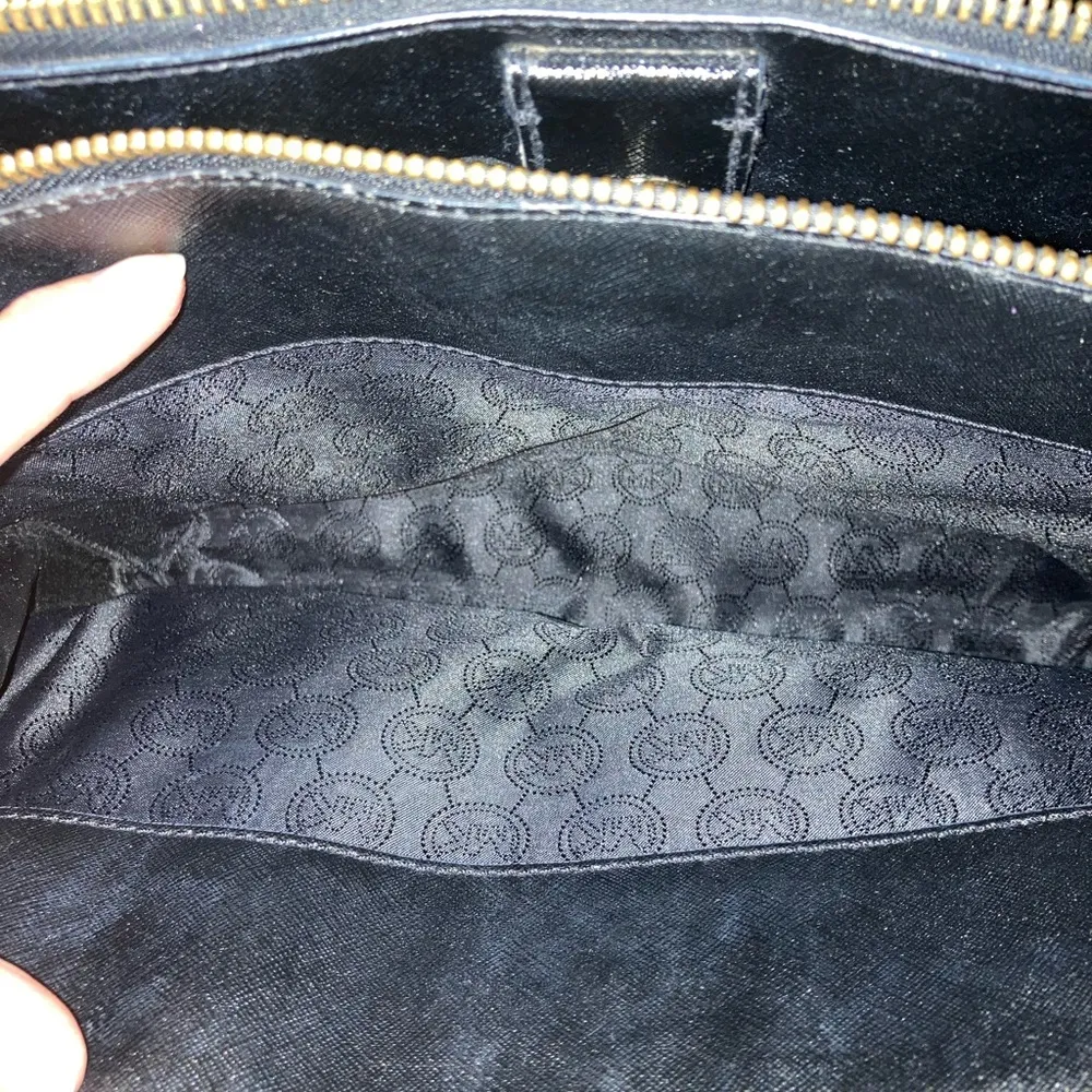 MK MICHAEL KORS LEATHER SATCHEL SHOULDERBAG TOTE - Image 8