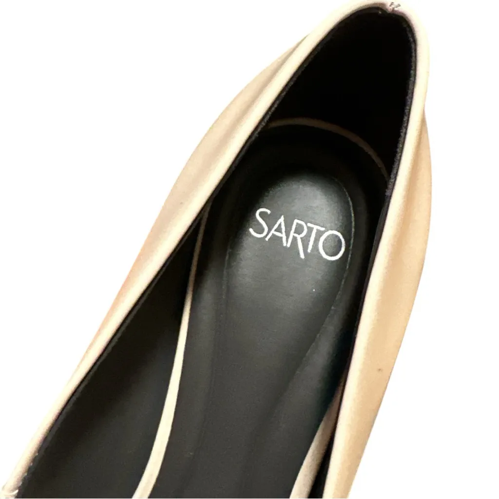 SARTO by Franco Sarto Women’s Pumps Size 7 – Cream Pointed Toe Heels Classic - Image 3