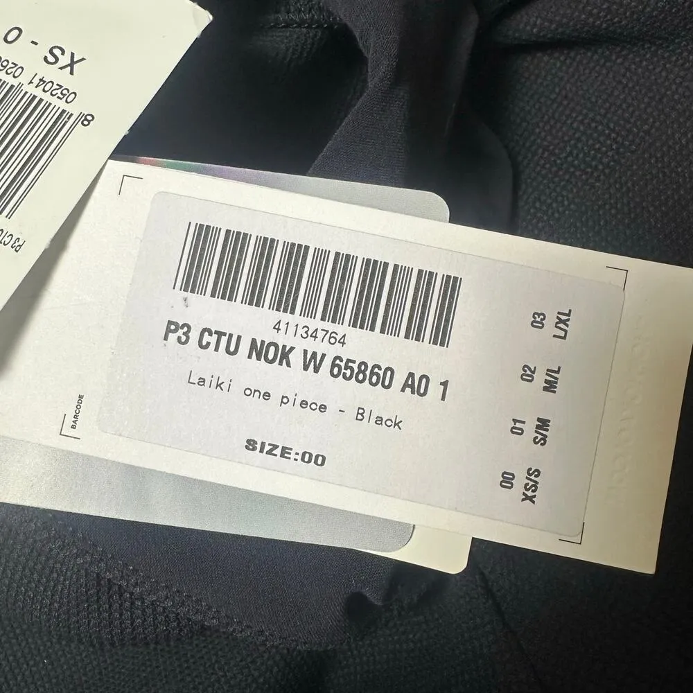 No Ka'Oi Laiki Black One Piece Jumpsuit Yoga Activewear NEW Size XS - Image 9