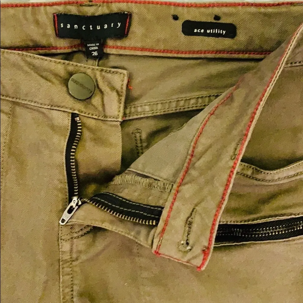 Sanctuary Ace Utility zipper pocket skinny jeans. - Image 5