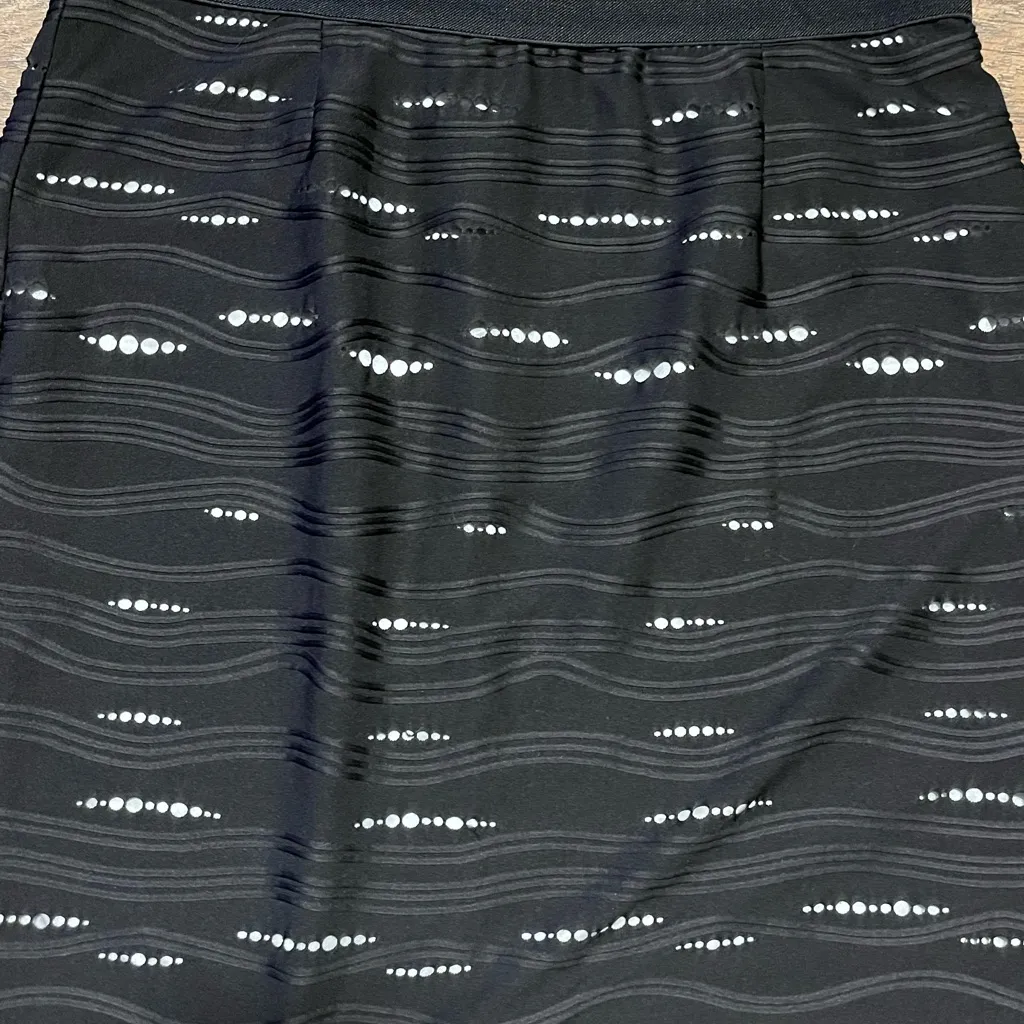 ALFANI Woman's Black Lightweight Business Casual Pencil Skirt Size 14 - Image 2