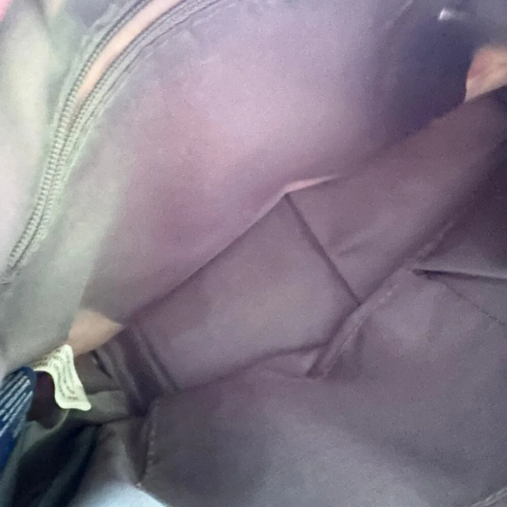 Disney Mickey Mouse Green Lightweight Nylon All Over Print Shoulder Bag & Pouch - Image 6