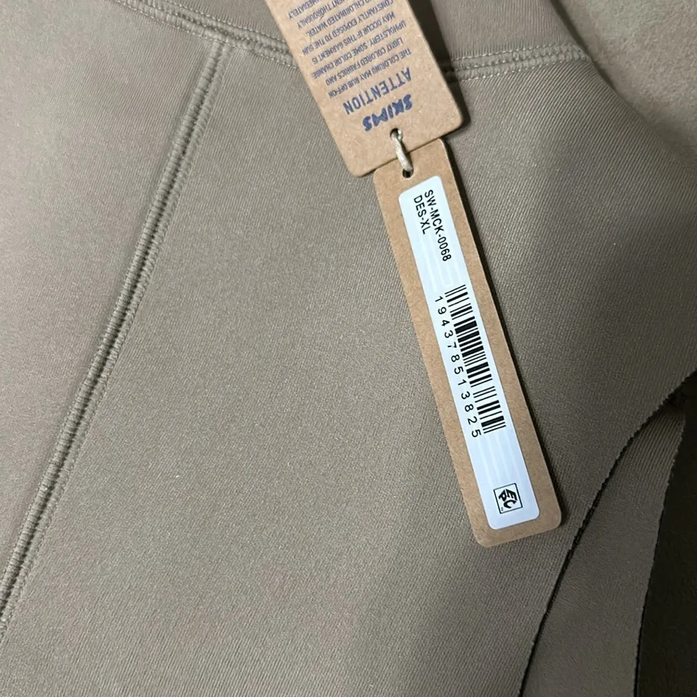 NWT Skims Zip Up Crop Top Swim - Desert size XL - Image 3