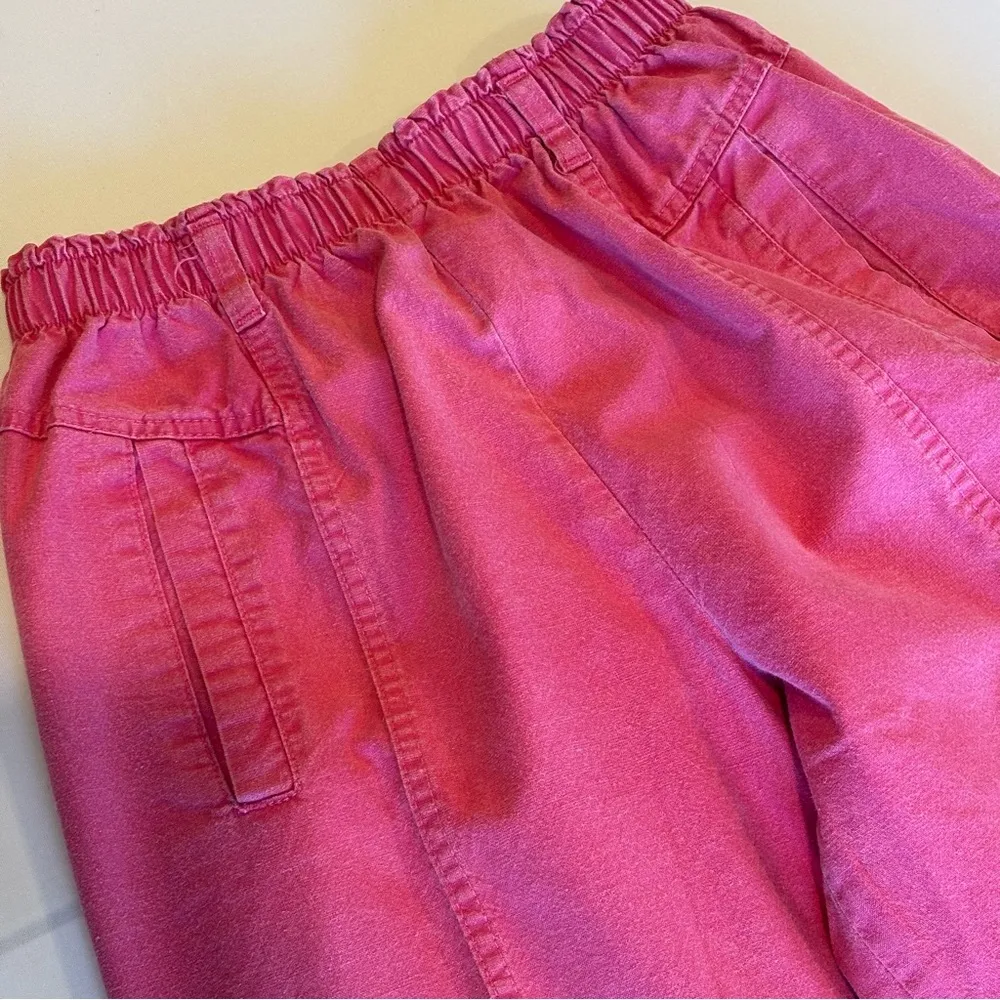 VINTAGE CHEROKEE Pink High Waist Mom Pants Made in the‎ USA 100% Cotton Size 10P - Image 9