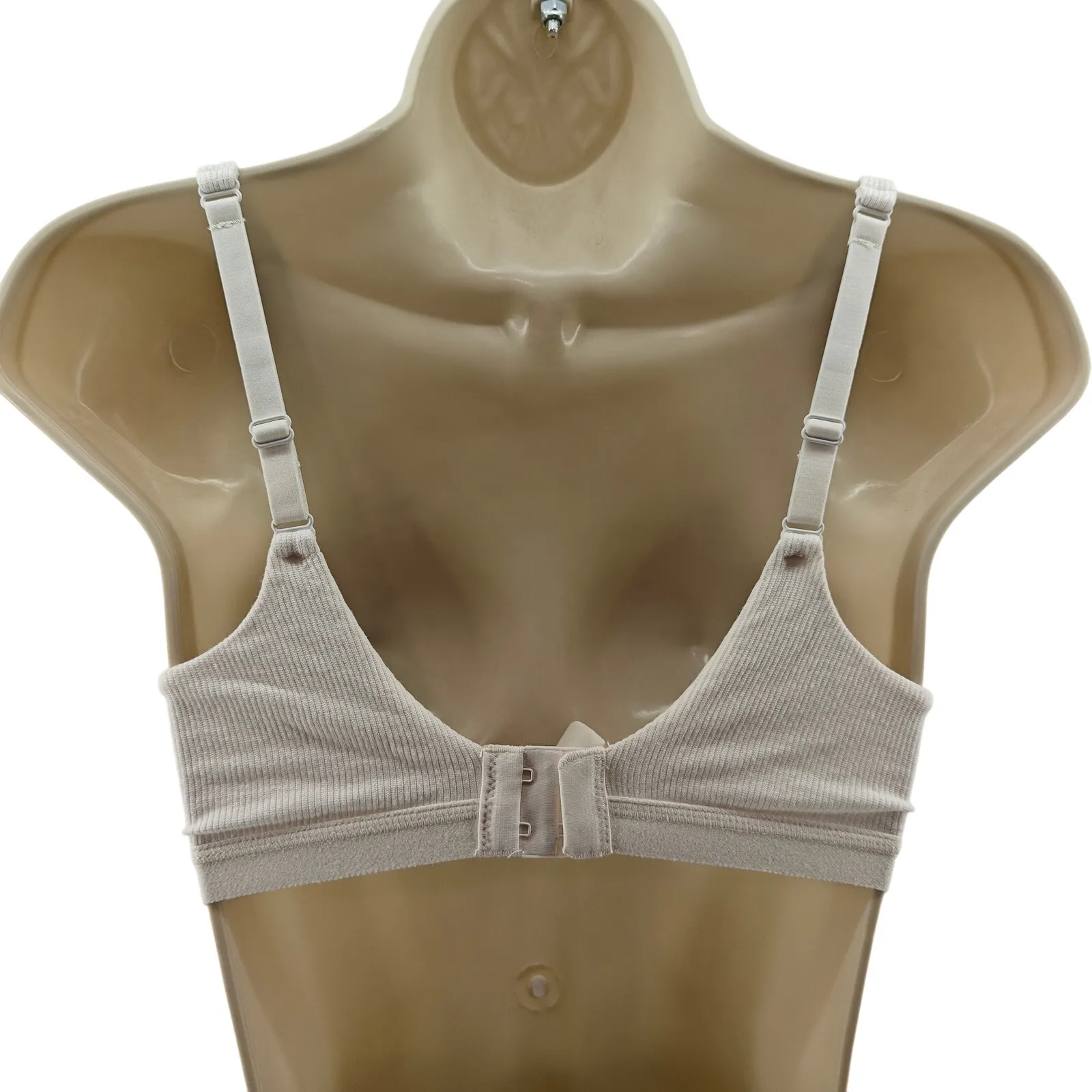 Knix Micro Modal Rib Bralette White Womens Small - Image 5
