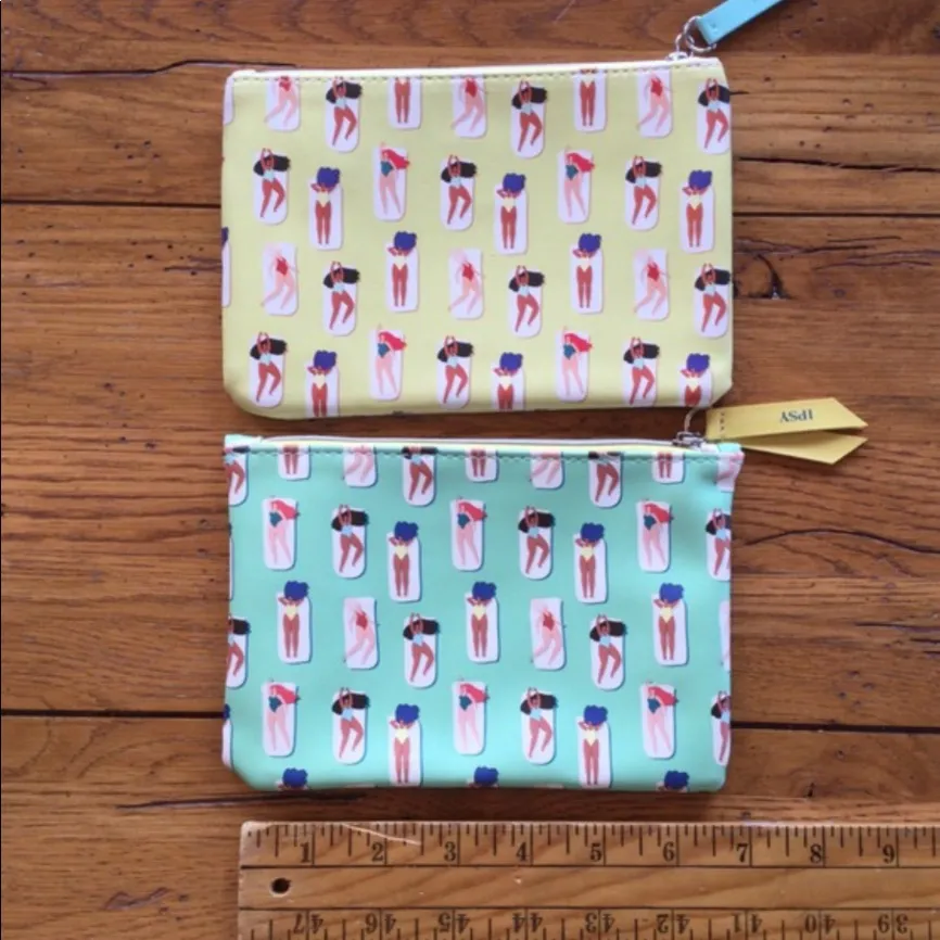 Cosmetic / Pencil / Accessory Bag NWOT Yellow - Image 3