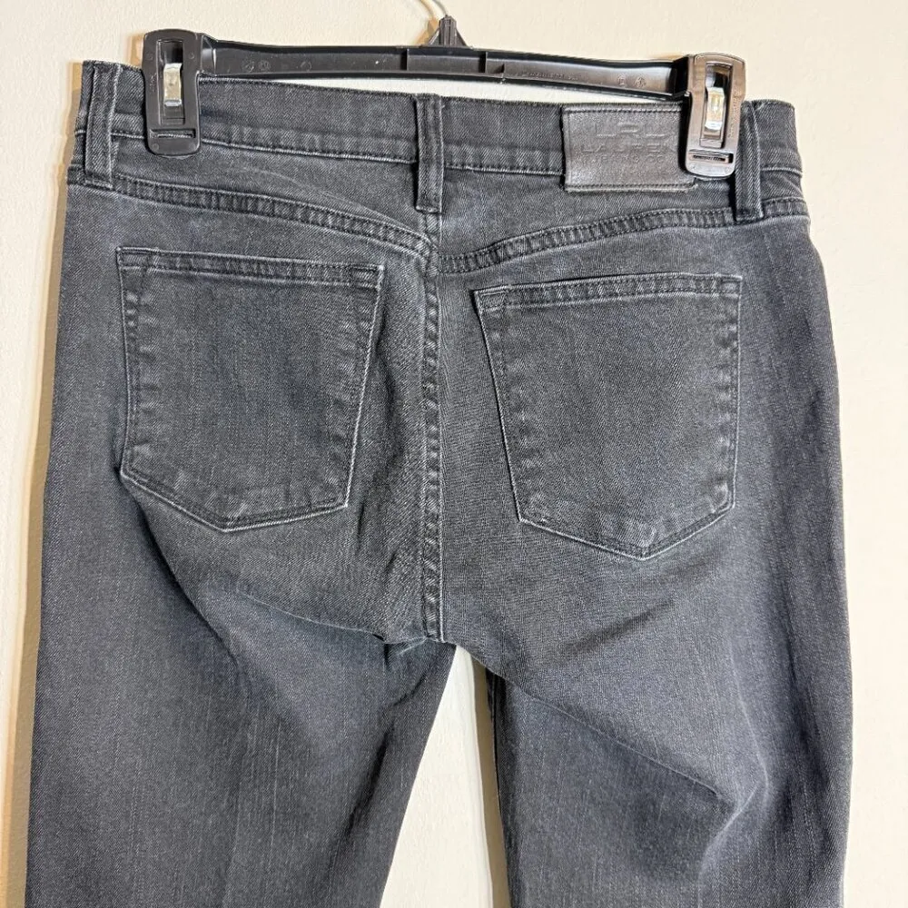 Vintage Lauren Ralph Lauren Straight Leg Denim Jeans Women's 2 Black Low Rise - Image 9