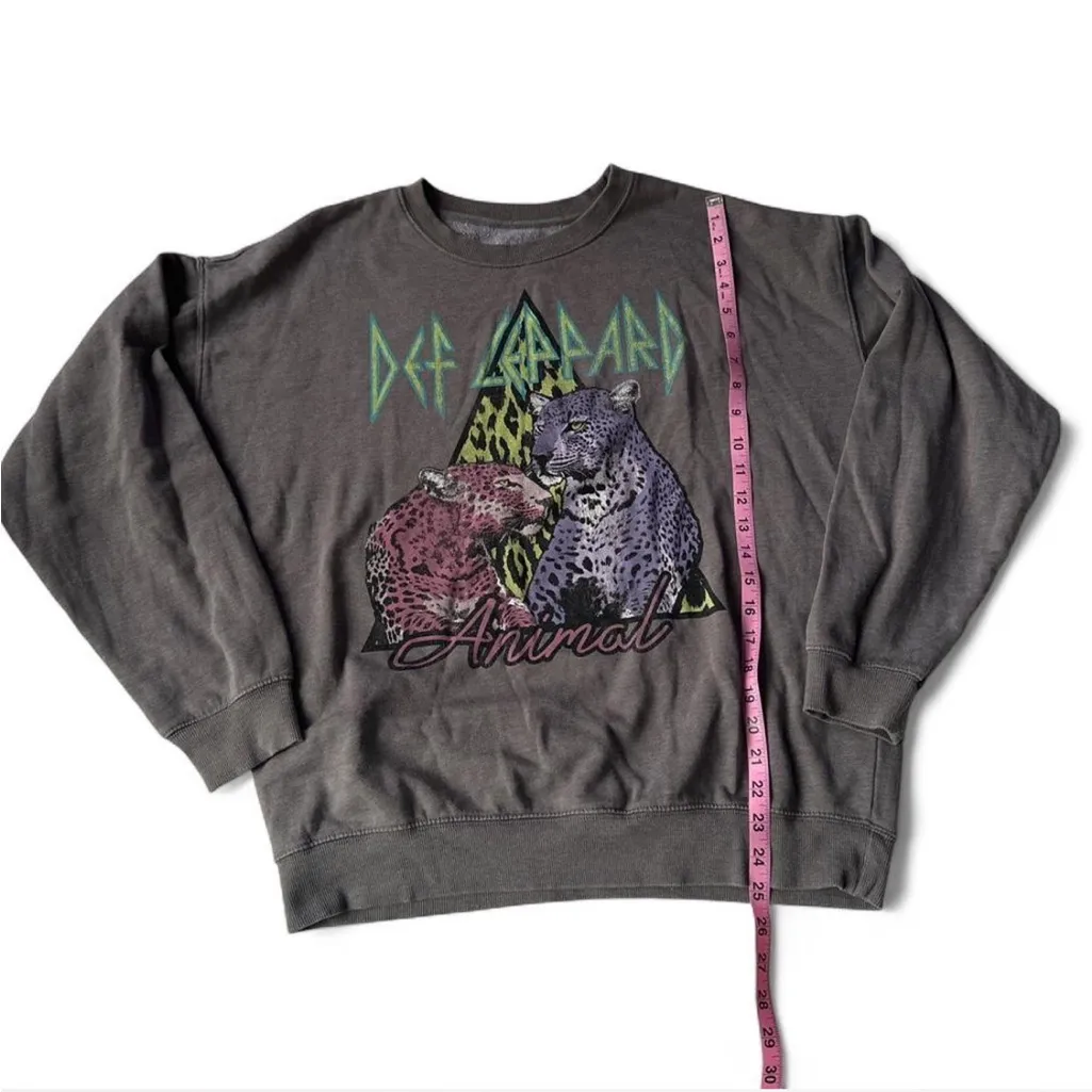 Altar’d State Def Leppard Crewneck Sweatshirt - Image 4