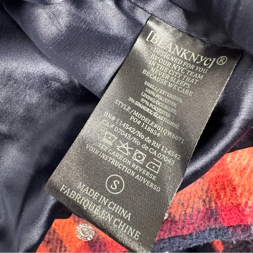 Blank NYC flannel jacket size small - Image 4