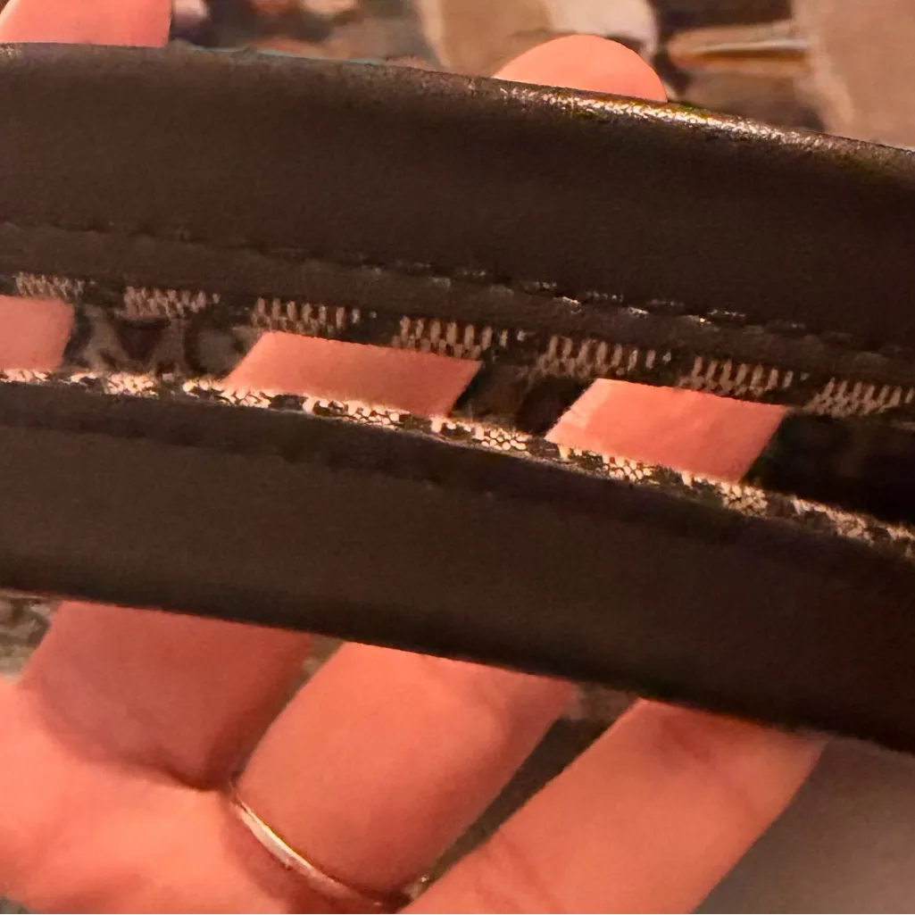 Marc Jacobs Black and Tan Jacquard TOTE Bag - Image 12