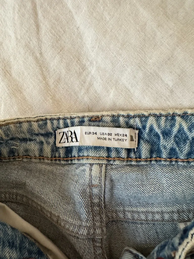 ZARA Flare Denim Jeans - Image 4