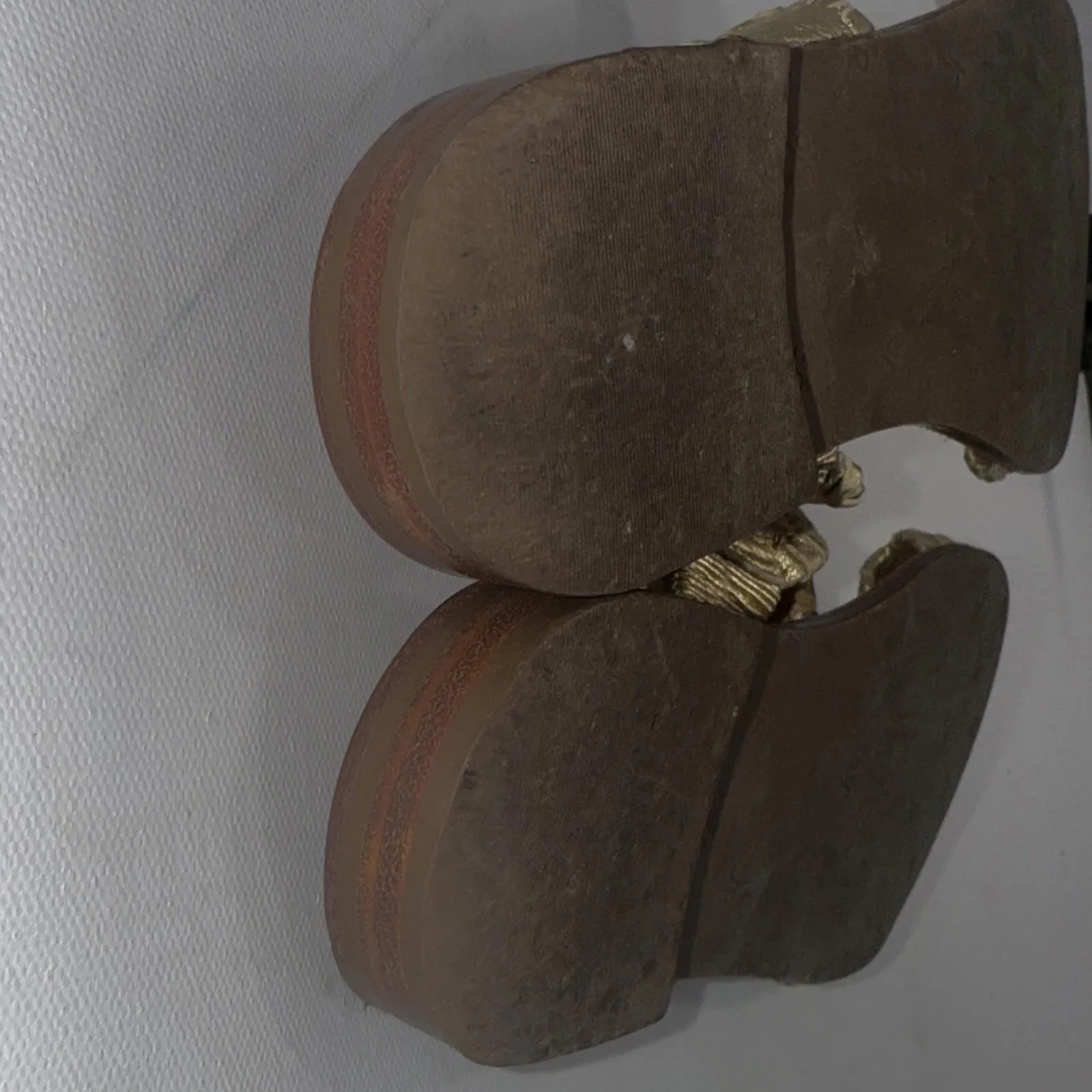 Jack Roberts Lauren Preppy Leather Slip-on Old Money Classy Sandals Size 8M - Image 13