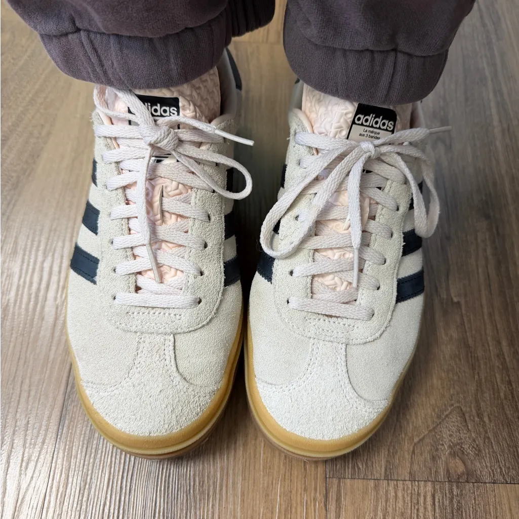 Adidas Gazelle Pink Wonder Quartz Core Black Suede US Women’s 7 Athletic Sporty - Image 3