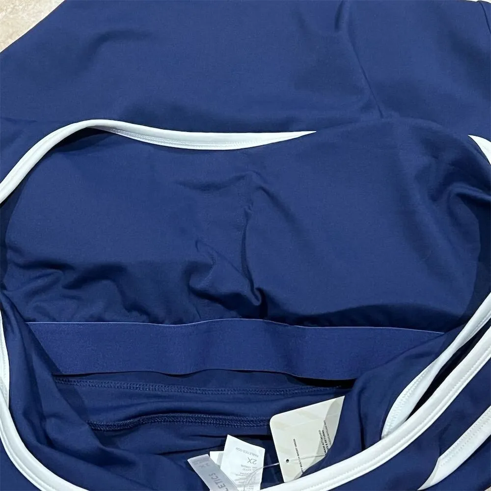 Fabletics Women's 2X Blue Sporty Sleeveless Short Dress w/ Built-In Shorts - Image 12