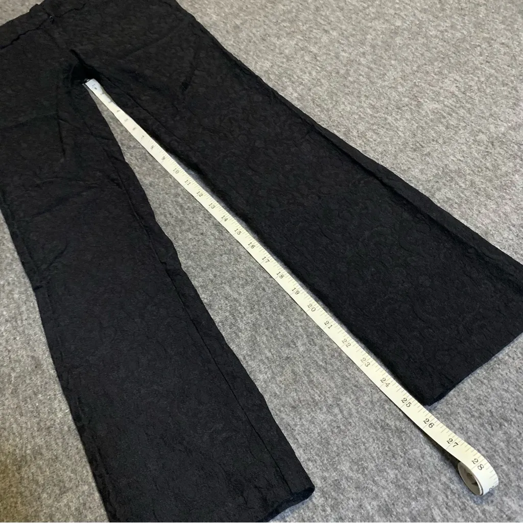 Woman SOHO Black Pattern Pants 6p - Image 6