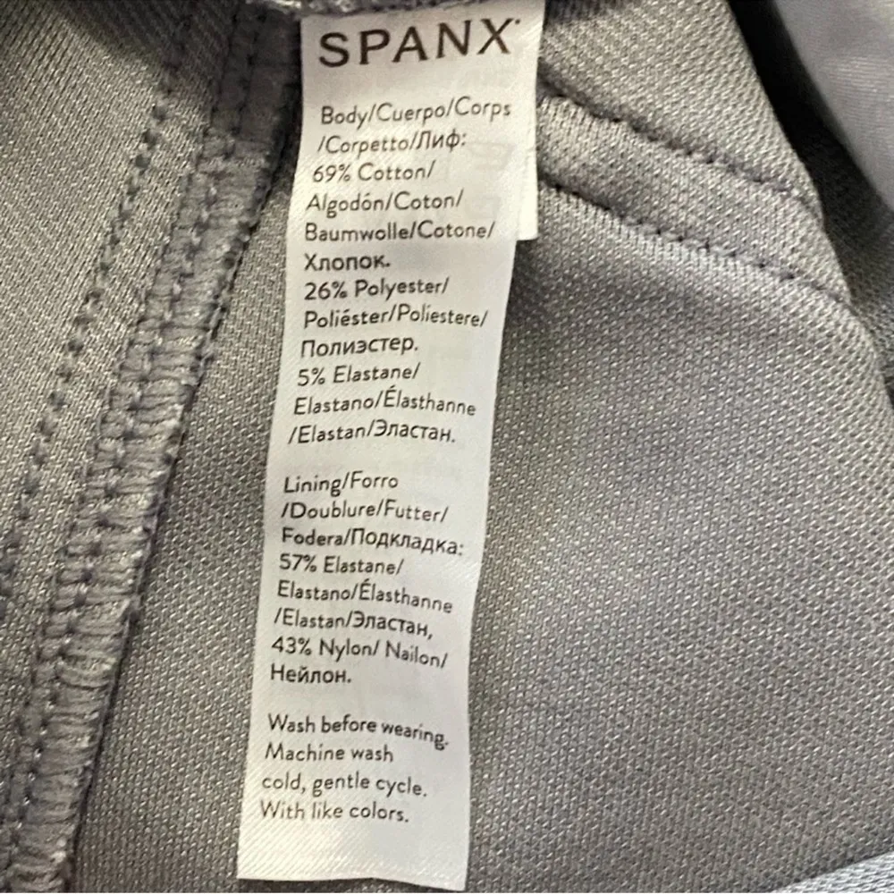 SPANX earthy taupe skinny Jean-ish Ankle leggings size small - Image 10