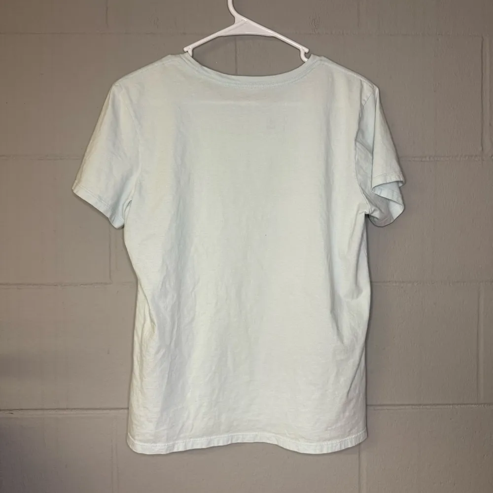 Patagonia Women’s P-6 Logo Graphic Tee in Blue 100% Organic Cotton Size Small - Image 3