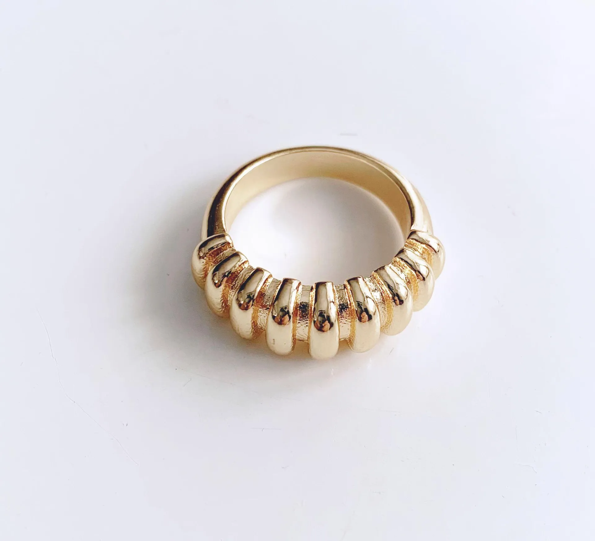 Boutique Gold Twist Ring  - Image 3