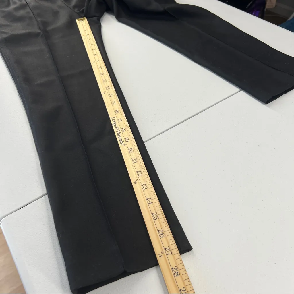 Lacoste Women’s Lightweight Wool Blend Cigarette Cut Pants Size S - Image 15