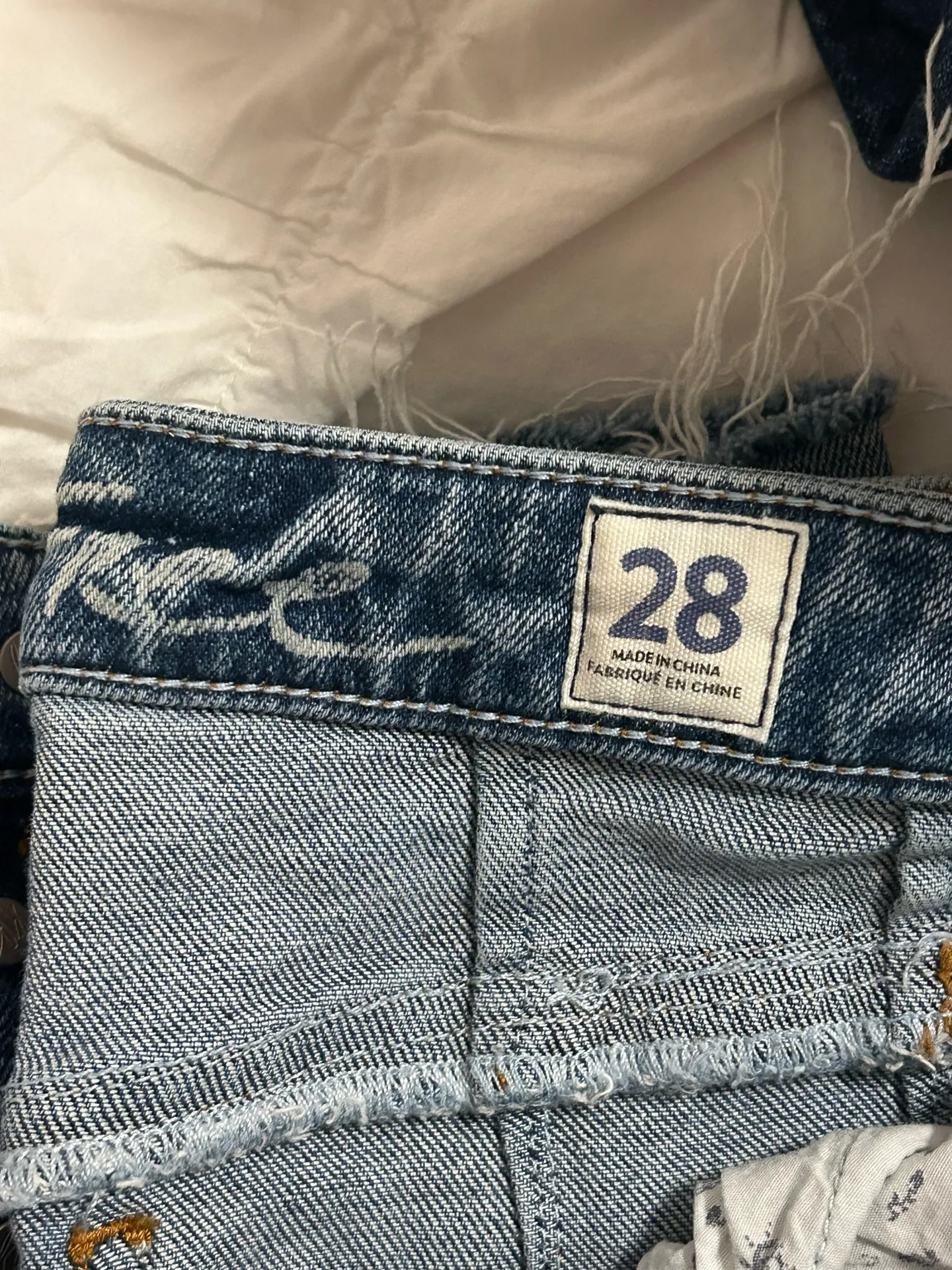 Free people Jean shorts  - Image 3