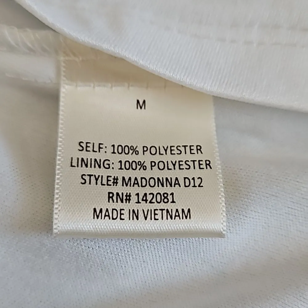 Francesca's Blue Rain Madonna multi-color floral midi wrap dress Size Medium - Image 10