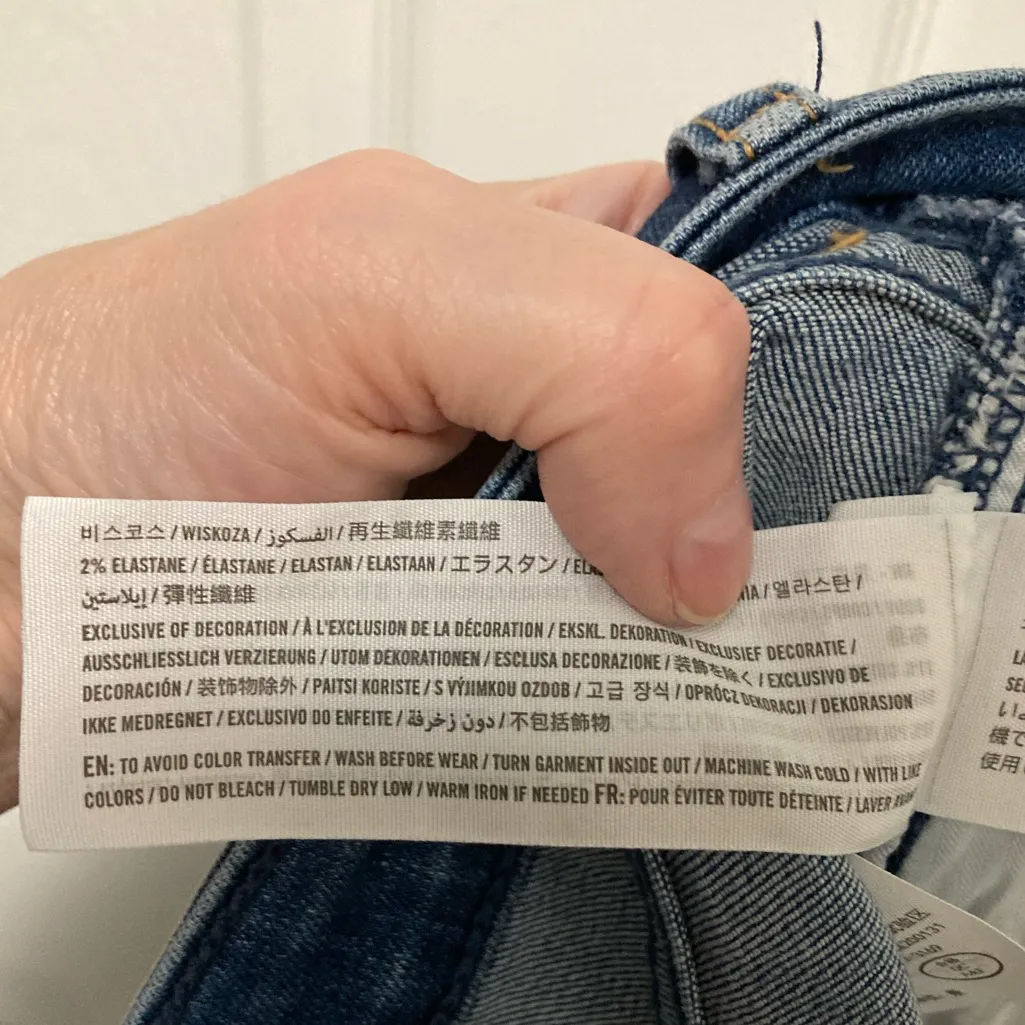 Hollister Medium Wash Y2K Low Rise Boot Denim Jeans - Image 6