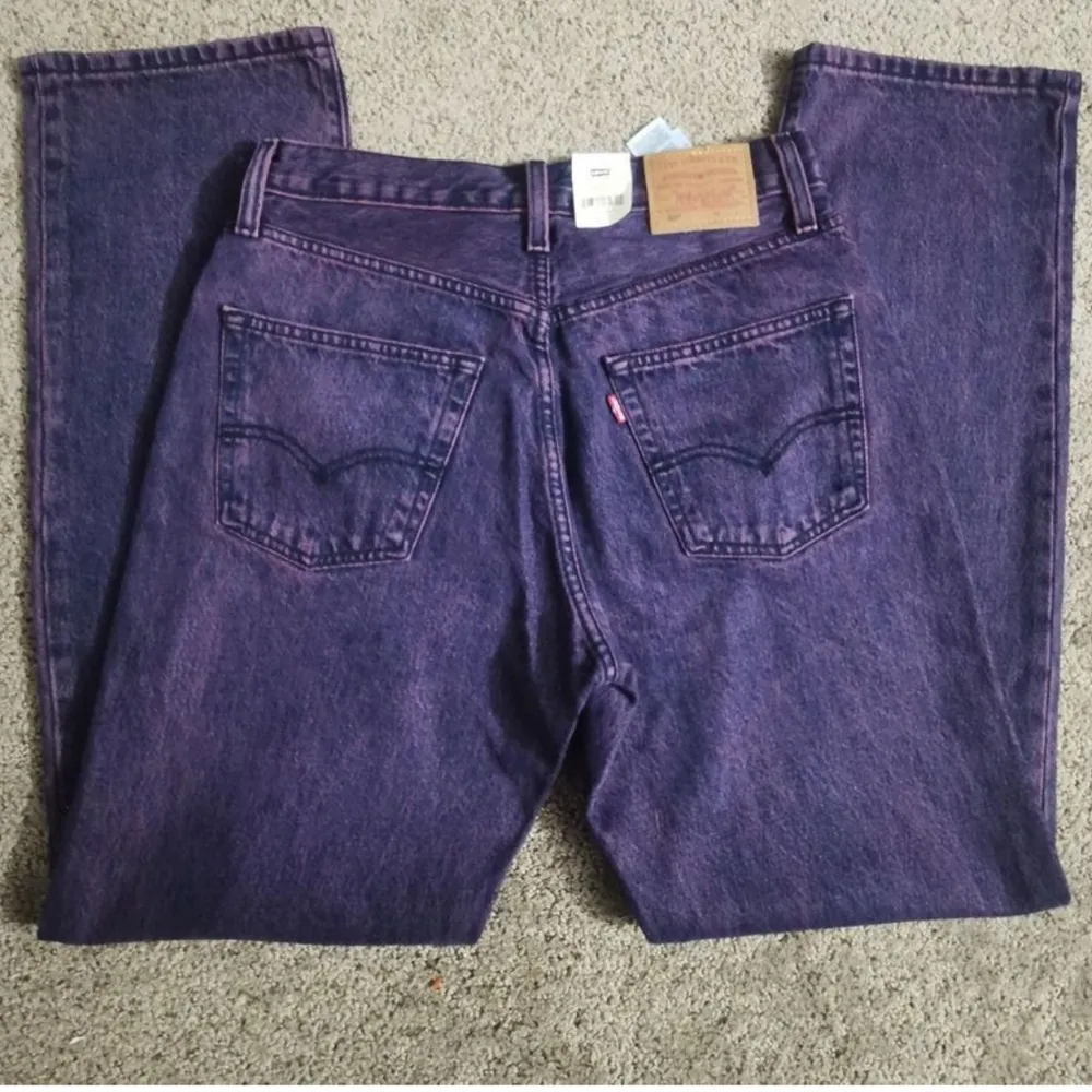 Levi's® Premium 501® ‘90S Women’s Colored Denim Jeans in Chroma Acid Purple - Image 3