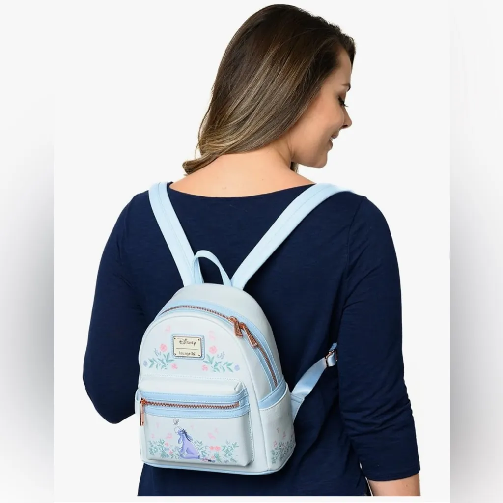 Disney Loungefly Pastel Blue Eeyore Backpack - Image 8