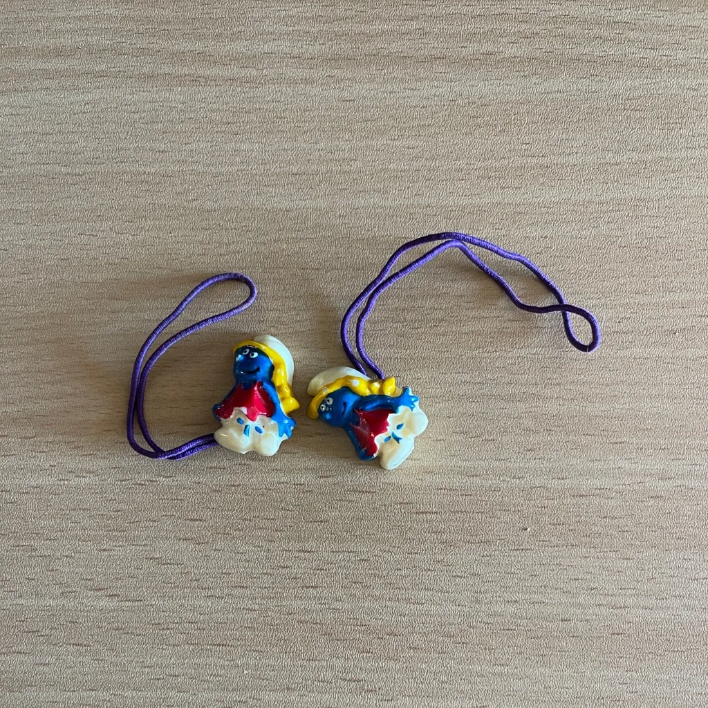 Blue and Yellow Character Hair Ties - Image 2