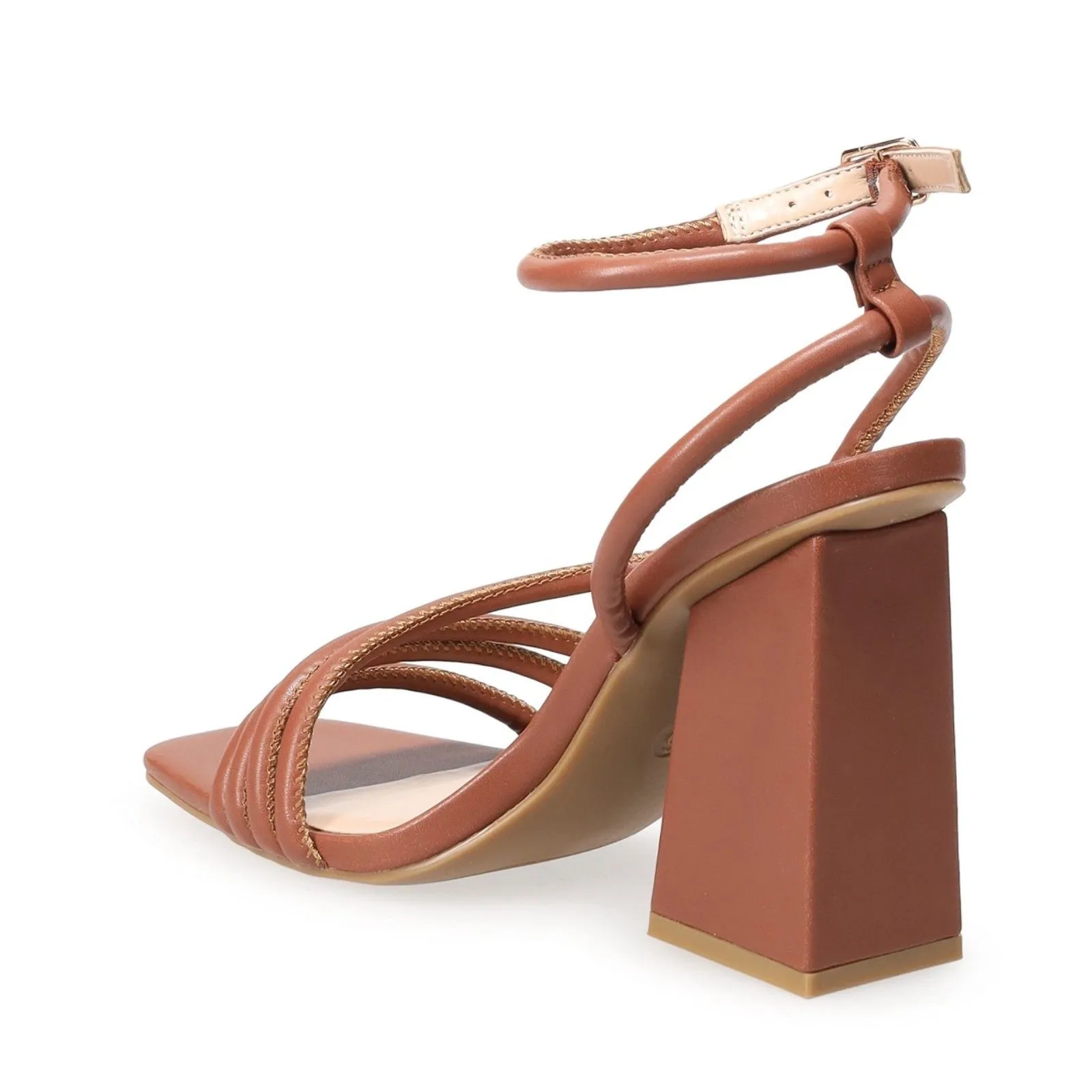 Apt 9 | NIB Cognac Lopaka Strappy Block Heels | 9.5 - Image 3