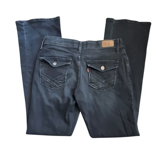 Levi Strauss Co Womens Perfect Waist 525 Bootcut Jeans Dark Wash - Image 5