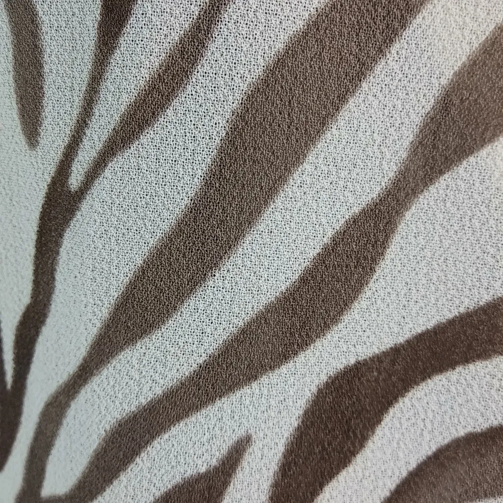 Anna Maxwell 34W Tan White Zebra Blazer Plus Size 5X - Image 7