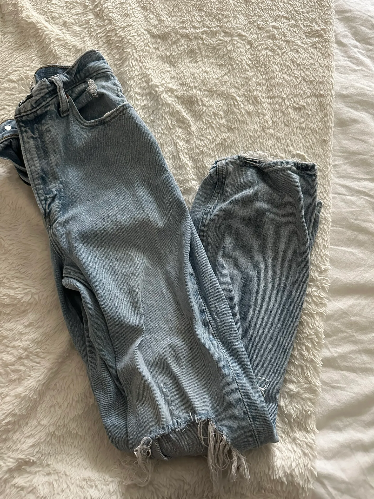 Abercrombie Curve Love Jeans Blue Size 25 - Image 3