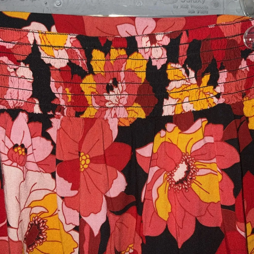 Indigo Rose Red and Yellow Floral Maxi A - Image 6