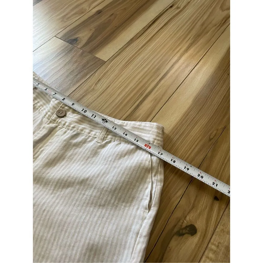 Cynthia Rowley Striped linen shorts M - Image 6