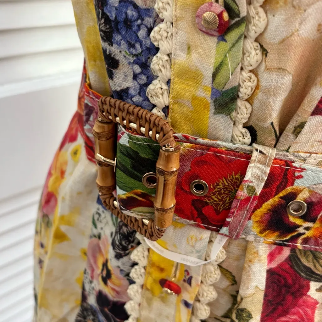 Zimmermann wonderland Belted Mini Dress - Image 8