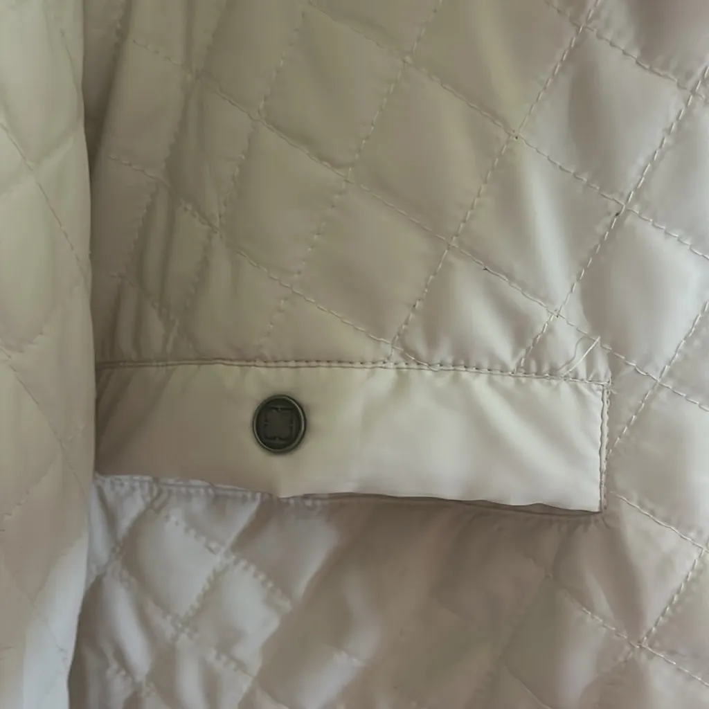 Liz Claiborne Size Large Reversible Vest Floral‎ Lace Black / White Pockets - Image 5