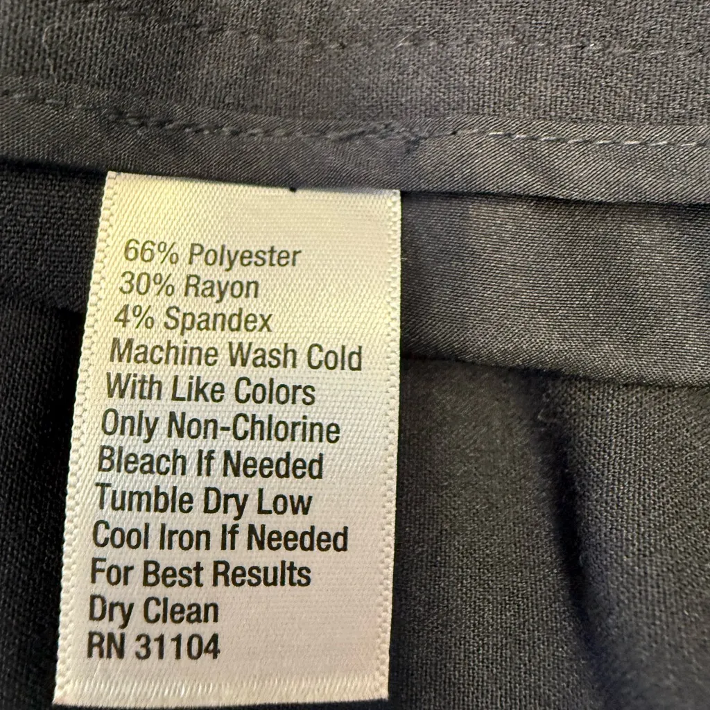 The Limited Women Size 2 Business Casual‎ Straight Navy Trouser Pants - Image 6