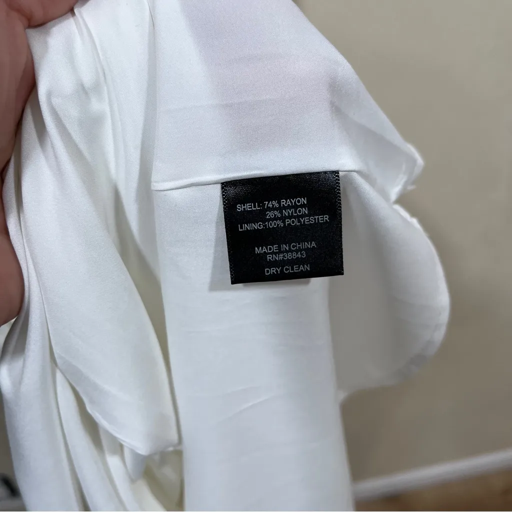 NWT Sam Edelman Women's Off-the-Shoulder Puff-sleeve A-Line Dress size 2 pockets - Image 9