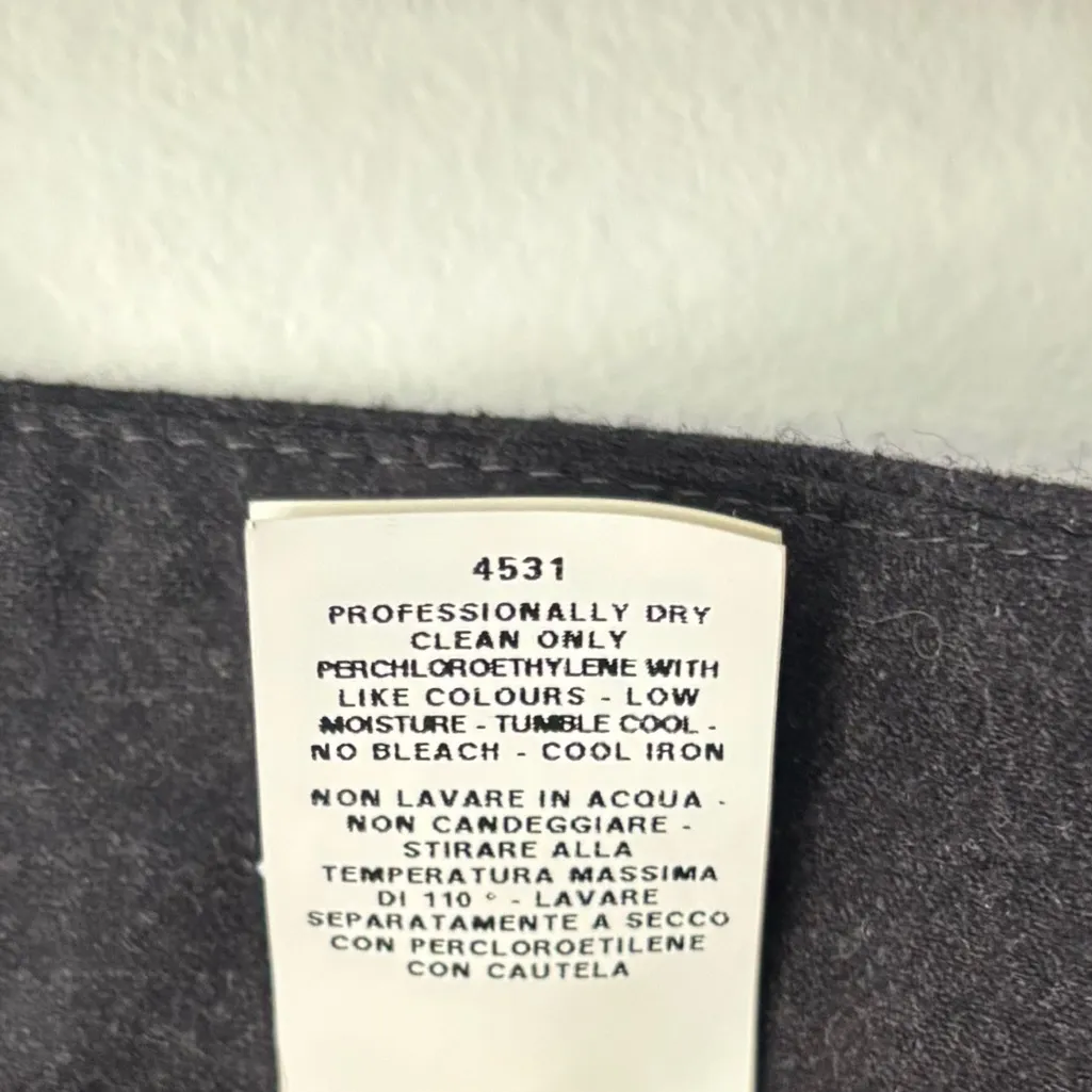 Moschino Charcoal Gray Wool Trouser Slack Pant NWT Business Professional Career - Image 12