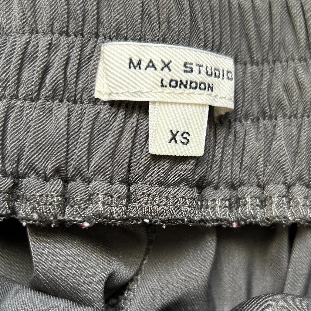 Max Studio Charcoal Wide-Leg Trousers - Image 2