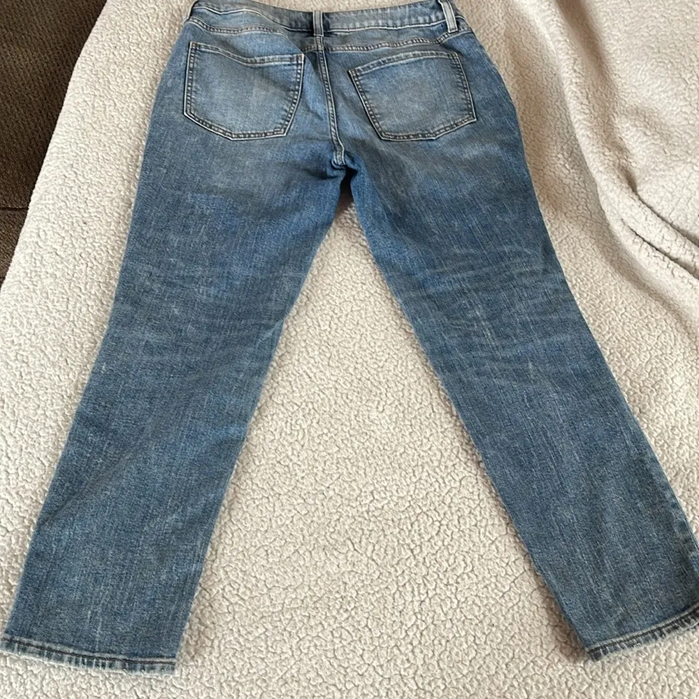 Chico’s Boyfriend Ankle blue washed jeans size 4R - Image 6