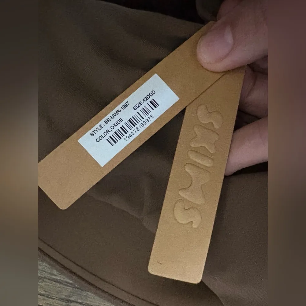 NWT SKIMS Brown Bra in Style: BR-UWR-1997 Size 42DDD - Image 2