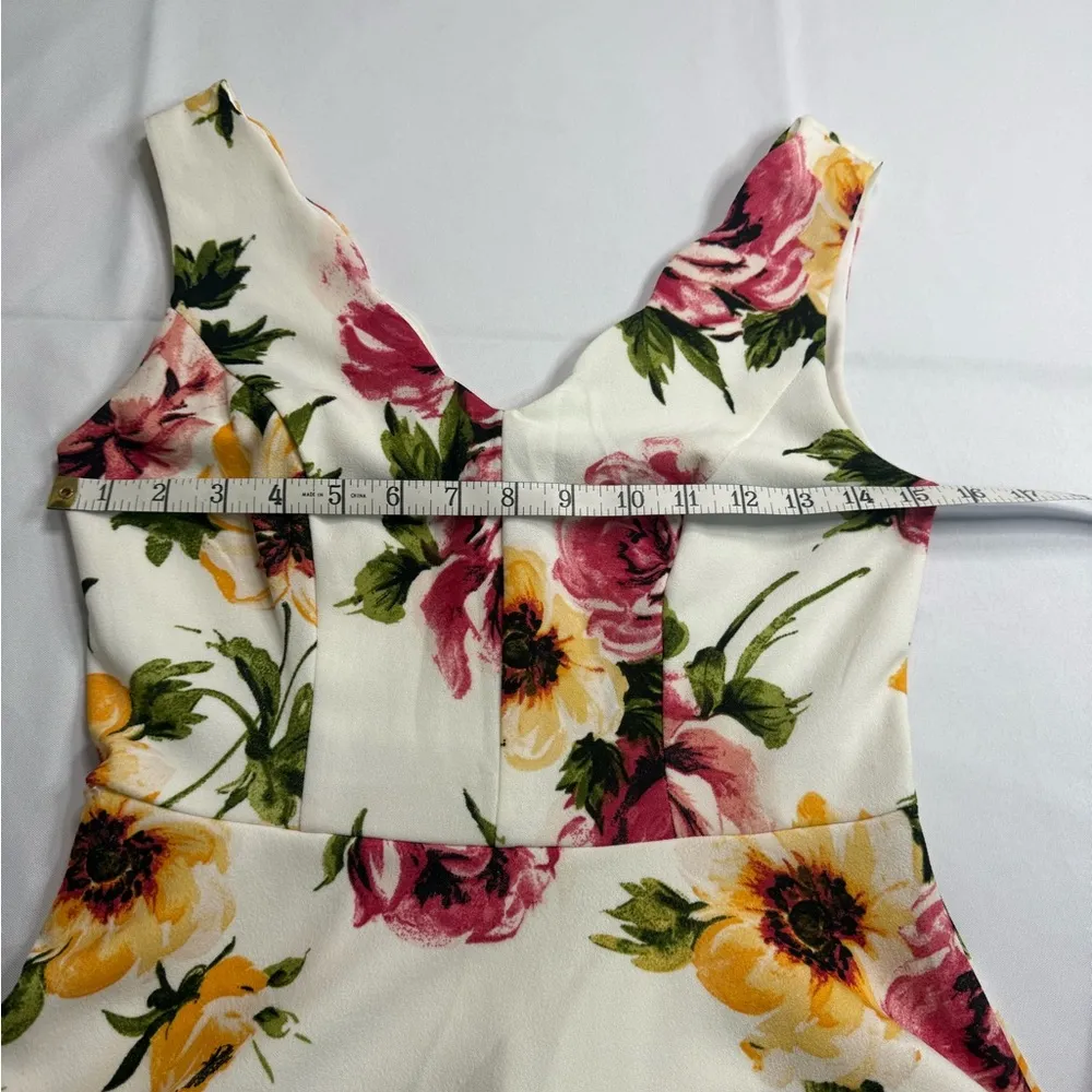 Floral Asymmetrical Dress - Image 5