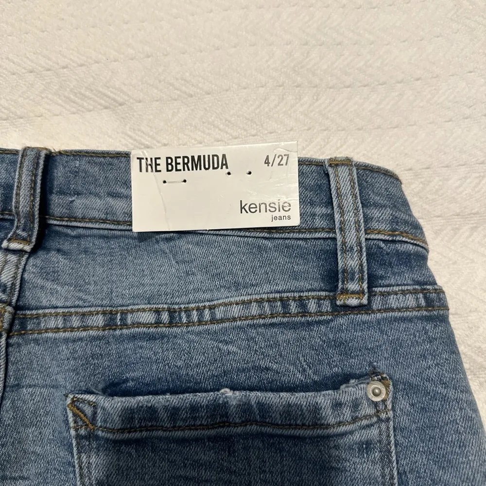 Denim jeans shorts casual boho comfortable indie coastal California stretchy - Image 5