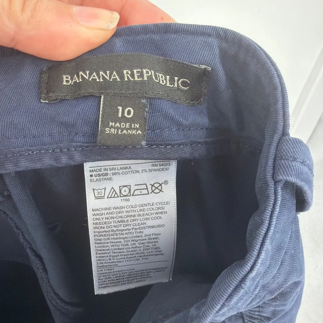 Banana Republic Utility Jogger Womens Pants 10 Zip Ankle Casual Normcore Preppy - Image 6