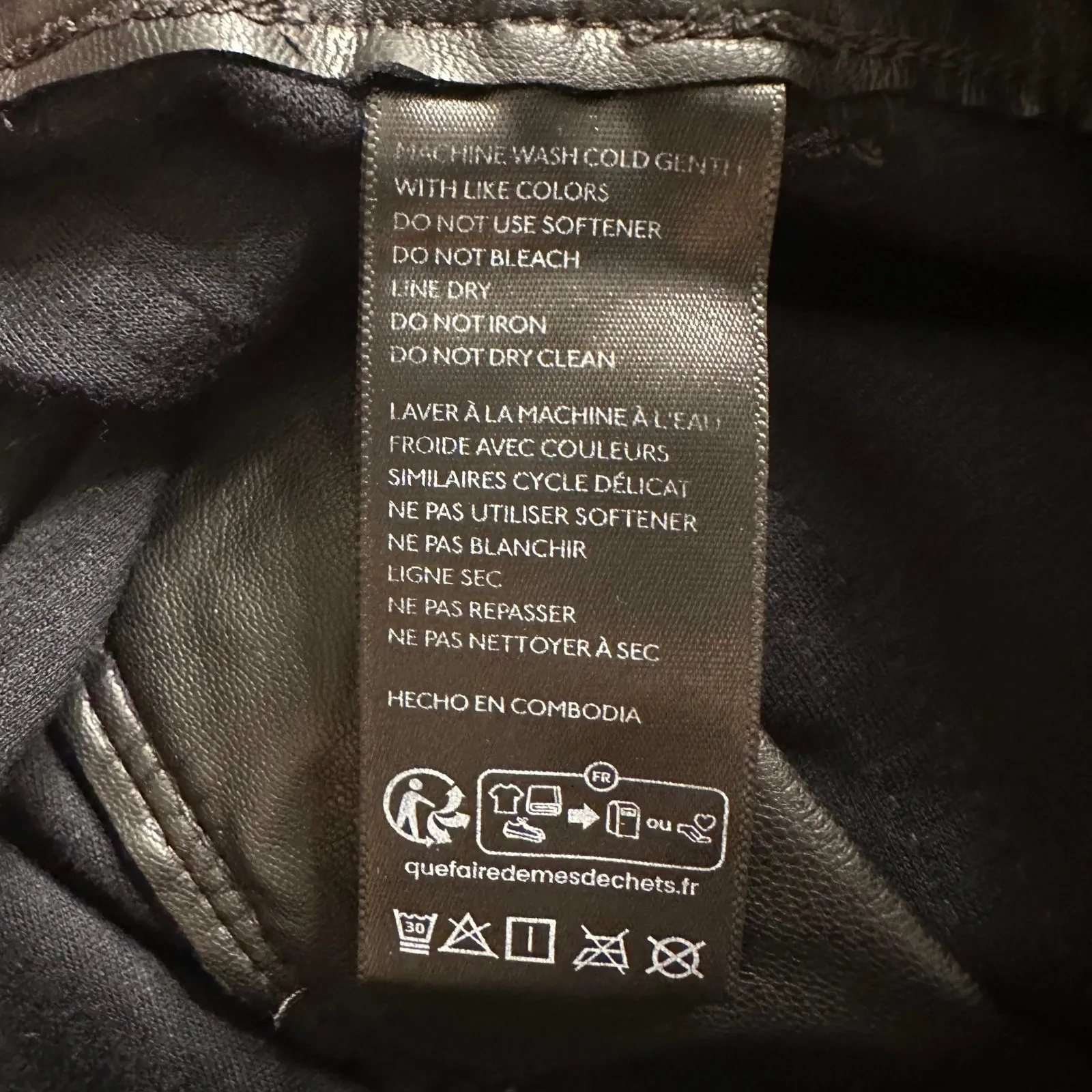 Maeve by Anthropologie The Colette Cropped Vegan Leather Pants Size 30 - Image 14